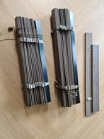 donkerbruine lamellen, Ophalen, Bruin, 50 tot 100 cm, Zo goed als nieuw