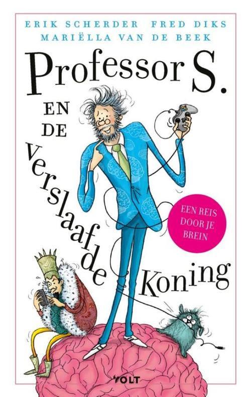 Professor S. - Professor S. en de verslaafde koning, Boeken, Kinderboeken | Jeugd | onder 10 jaar, Zo goed als nieuw, Fictie algemeen