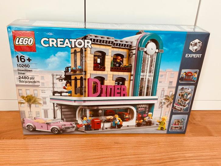 Must have: Lego 10260 Downtown Diner (nieuw), Kinderen en Baby's, Speelgoed | Duplo en Lego, Nieuw, Lego, Complete set, Ophalen