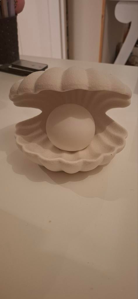 Decoratieve Schelp met Parel Lamp, Ophalen of Verzenden, Zo goed als nieuw