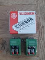 FM 6920-1	Fleischmann wisselschakelaar met doos, Gelijkstroom, Fleischmann, Wagon, Ophalen of Verzenden