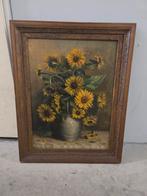 Schilderij zonnebloemen, Ophalen