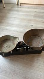 Weegschaal antiek, Witgoed en Apparatuur, Weegschalen, Minder dan 10 kg, Ophalen of Verzenden, Zo goed als nieuw, Personenweegschaal