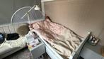 Bed 100x200 met 2 laden en matras, Ophalen, 85 tot 100 cm, Zo goed als nieuw, Matras