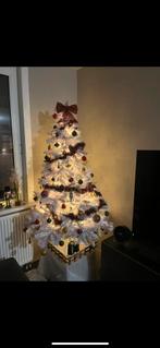 Kerstboom 180cm met lampjes en decoratie, Ophalen, Zo goed als nieuw