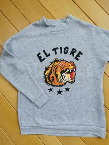 YZSL YEEZESIUOL sweater grijs tijger maat M beschikbaar voor biedingen