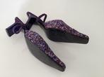 Elegante Paarse Hakken met Kralen, Ophalen of Verzenden, Zo goed als nieuw, Overige kleuren, Pumps