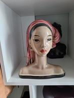 Prachtige vintage buste "Bali-head"   Goldscheider, Ophalen of Verzenden