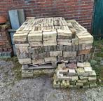 Gele baksteentjes. Hand gevormd., Doe-het-zelf en Verbouw, Metselstenen, Ophalen of Verzenden, Bakstenen