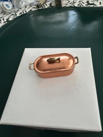 Bodo Hennig vispan koper met messing 1:12 beschikbaar voor biedingen