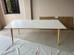 Witte Eettafel 90x200cm, Ophalen, Nieuw, 50 tot 100 cm, Vijf personen of meer
