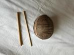 Natuurlijke guiro uit Cuba, kalebas met stokjes, percussie, Muziek en Instrumenten, Ophalen of Verzenden, Zo goed als nieuw