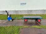 Elektro looptrekker met aanhangwagen transportwagen, Doe-het-zelf en Verbouw, Transportwagens, Gebruikt, Rbb, Transportkar, 100 liter of meer