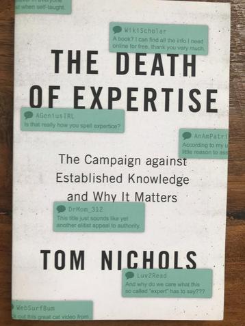 The death of expertise beschikbaar voor biedingen