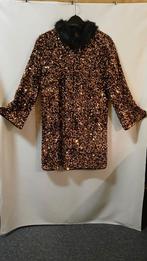 Carnaval. Gouden pailletten jurkje., Kleding | Dames, Tops, Ophalen, H&M, Overige kleuren, Maat 42/44 (L)