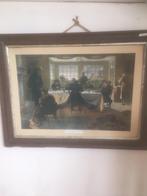 reproductie in lijst., Antiek en Kunst, Kunst | Tekeningen en Foto's, Ophalen of Verzenden