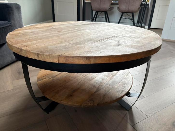 Salontafel mangohout 90x42, Huis en Inrichting, Tafels | Salontafels, Gebruikt, Minder dan 50 cm, 50 tot 100 cm, 50 tot 100 cm