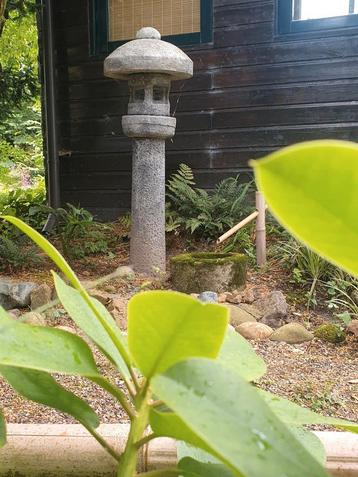 Japanse Tuin Set: Lantaarn, Brug, Tsukubai & Bamboe beschikbaar voor biedingen