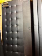 Bedframe, lattenbodem, matras 120 cm x 200 cm, Huis en Inrichting, Ophalen, Gebruikt, Zwart, Twijfelaar