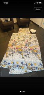 2x Eenpersoons dekbedovertrek + hoeslaken - als nieuw, Dekbedovertrek, Ophalen of Verzenden, Zo goed als nieuw, Overige kleuren