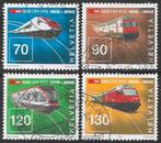 ZWITSERLAND serie 100 jaar Zwitserse Bundesbahnen (SBB) 2002, Postzegels en Munten, Verzenden, Gestempeld