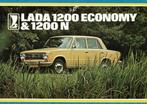 Folder Lada 1200 economy en 1200 N (vaz 2101), Ophalen of Verzenden, Zo goed als nieuw, Overige merken