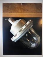 Beagle Light - Robuuste lamp in nette staat, Huis en Inrichting, Ophalen, Minder dan 50 cm, Industrieel, Glas