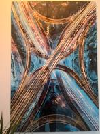 Groot glas schilderij, Antiek en Kunst, Ophalen