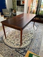 Vintage eettafel palissander, Huis en Inrichting, Tafels | Eettafels, Ophalen, Gebruikt, 200 cm of meer, 50 tot 100 cm
