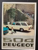 Peugeot 504 folder, Ophalen of Verzenden, Zo goed als nieuw, Peugeot