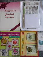 diverse borduurkaarten materiaal, hobbyboek en voorbeelden, Hobby en Vrije tijd, Ophalen of Verzenden, Nieuw, Materiaal