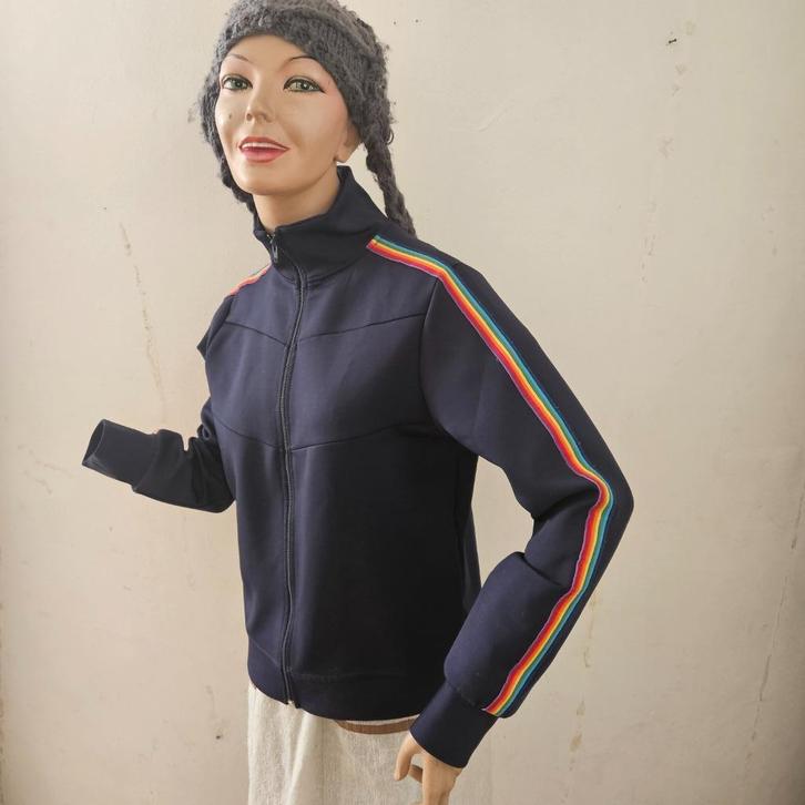 KIJKEN: Gaaf blauw (trainings)jasje 38 zgan!, Kleding | Dames, Jassen | Zomer, Zo goed als nieuw, Maat 38/40 (M), Blauw, Ophalen of Verzenden