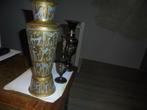 3 oude messing vaas gieter bewerkt, Antiek en Kunst, Ophalen of Verzenden