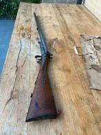 Antiek geweer jacht pistool revolver, Ophalen of Verzenden