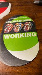 Rolling Stones afgekeurde misprints working VIP plakpassen, Ducoso, Ophalen of Verzenden, Zo goed als nieuw, Foto of Kaart