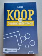 Koop en Consumentenkoop - P. Klik, Ophalen of Verzenden, Zo goed als nieuw, WO