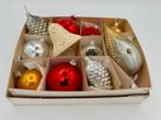 Oude vintage onbreekbare kerstballen, Diversen, Kerst, Ophalen of Verzenden, Gebruikt