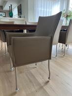 6 eetkamerstoelen HCM, Ophalen, Gebruikt, Bruin, Vijf, Zes of meer stoelen