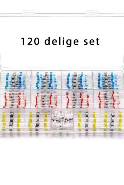 120 delig Soldeerhuls, Soldeer krimpkous, Soldeerverbinders, Auto diversen, Autogereedschap, Ophalen of Verzenden