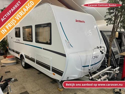 Dethleffs C'Joy 480 QLK Pakket: mover en voortent, Caravans en Kamperen, Caravans, tot en met 6, 1000 - 1250 kg, Treinzit, Dethleffs