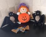 Halloween knuffel vleermuis en pompoen, Kinderen en Baby's, Speelgoed | Knuffels en Pluche, Ophalen of Verzenden, Zo goed als nieuw