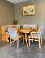 Echte Duitse eethoek Oostenrijkse zithoek massief eiken, Huis en Inrichting, Ophalen, Hout, Zo goed als nieuw, Nvt