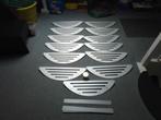 Aluminium halvemaan 13 stuks overzet traptredes met rubber., Ophalen, Zo goed als nieuw