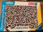 Challenge puzzel! Mickey Mouse 1000 stuks, Hobby en Vrije tijd, Denksport en Puzzels, Ophalen of Verzenden, Zo goed als nieuw