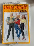 Neue Mode meermaten knippatroon lange broek model jaren 80, Ophalen of Verzenden, Gebruikt, Vrouw, Overige merken