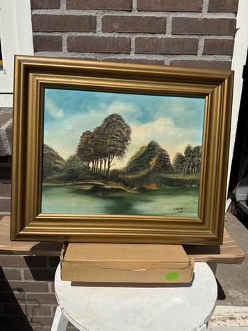 Klassiek schilderij 60x50cm beschikbaar voor biedingen