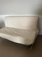 Bedbank crème ikea GRATIS, Ophalen, Gebruikt, Wit, Tweepersoons
