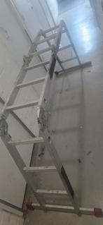 Te koop Vouwladder 4 x 3 treden, Ophalen of Verzenden, Zo goed als nieuw, Rolsteiger of Kamersteiger