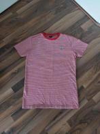 Rode/Witte t shirt van Bien Bleu, Maat S, Ophalen of Verzenden, Zo goed als nieuw, Rood, Korte mouw