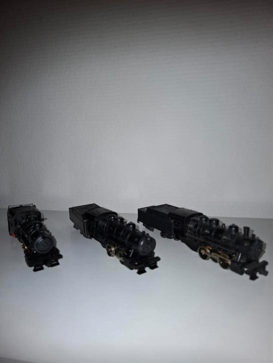 Stoomlocomotieven met tanders HO, 3 stuks., Hobby en Vrije tijd, Modeltreinen | H0, Gebruikt, Wagon, Gelijkstroom, Overige merken